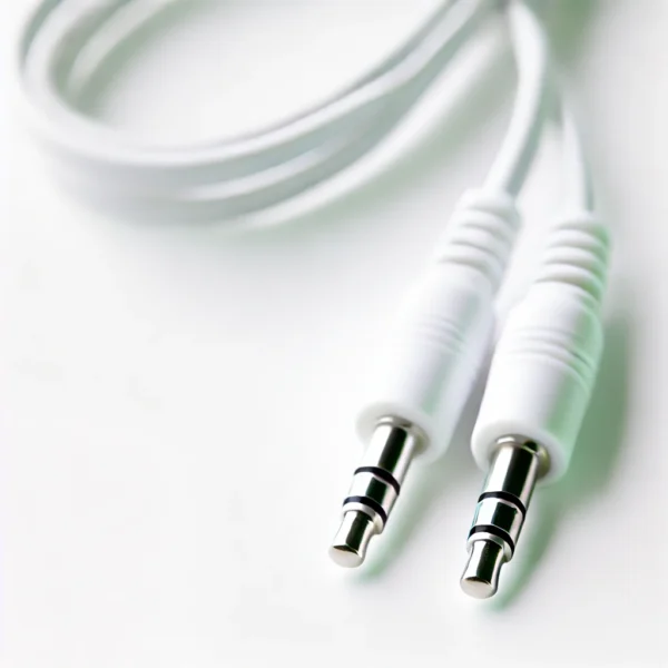 White Aux to Aux Cable